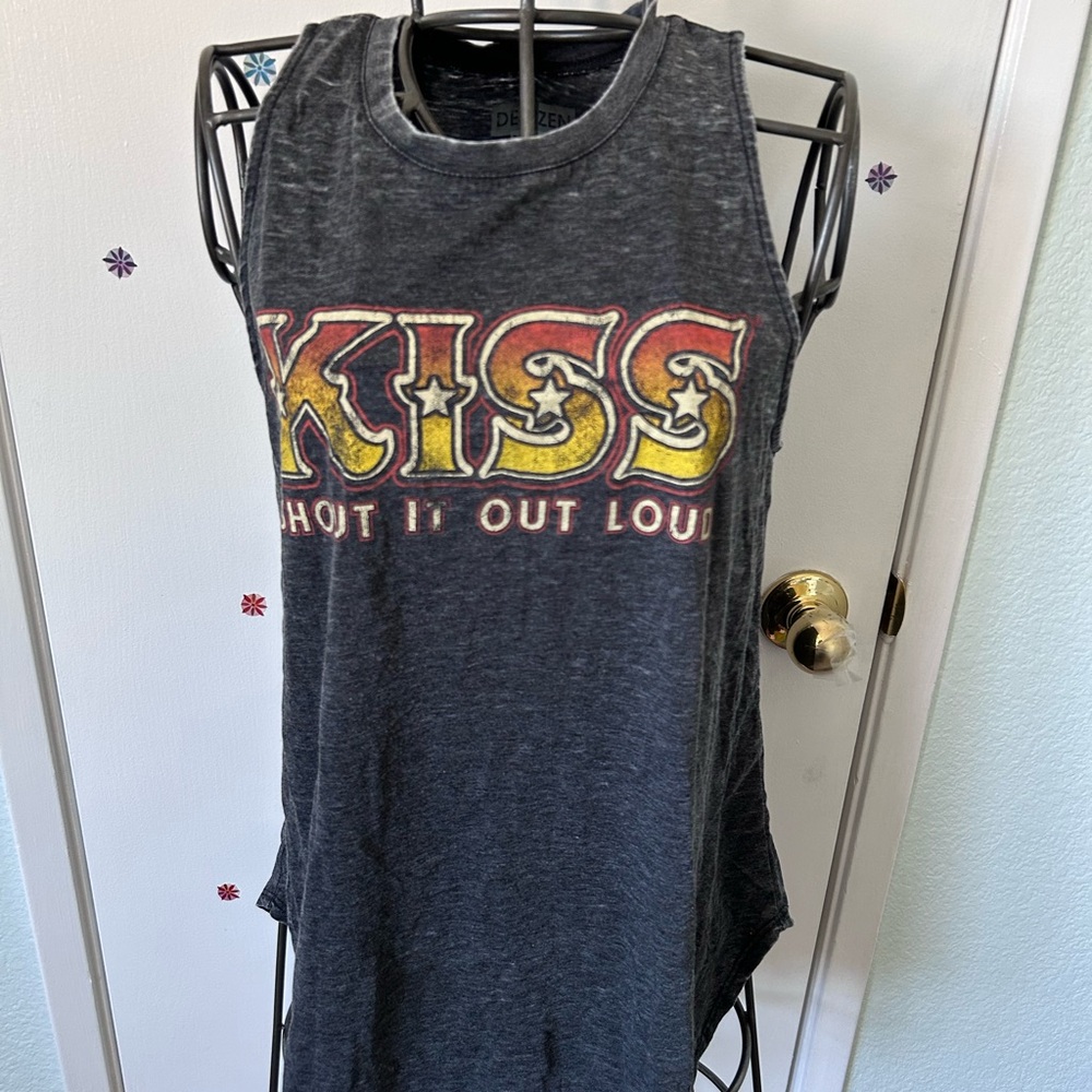 Denizen from Levi's Gray KISS Tank Top